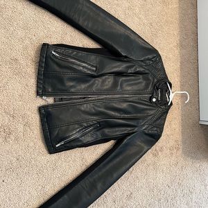 Leather jacket from Express size: M